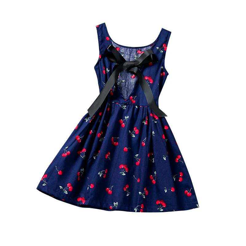 Детские платья для девочек детское летнее платье принцессы одежда с принтом