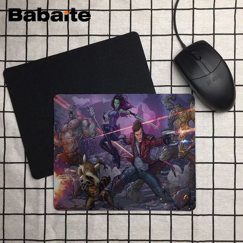 18x22cm Babaite Guardians галактики заказной Ноутбук игровой Размер коврика для компьютерной мыши для 25x29 см Коврик для мыши - Цвет: 18x22cm