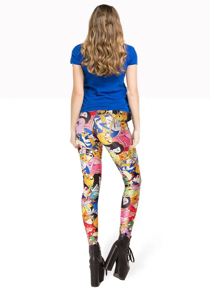 Новые милые тапочки в виде персонажа аниме леггинсы для женщины печатные