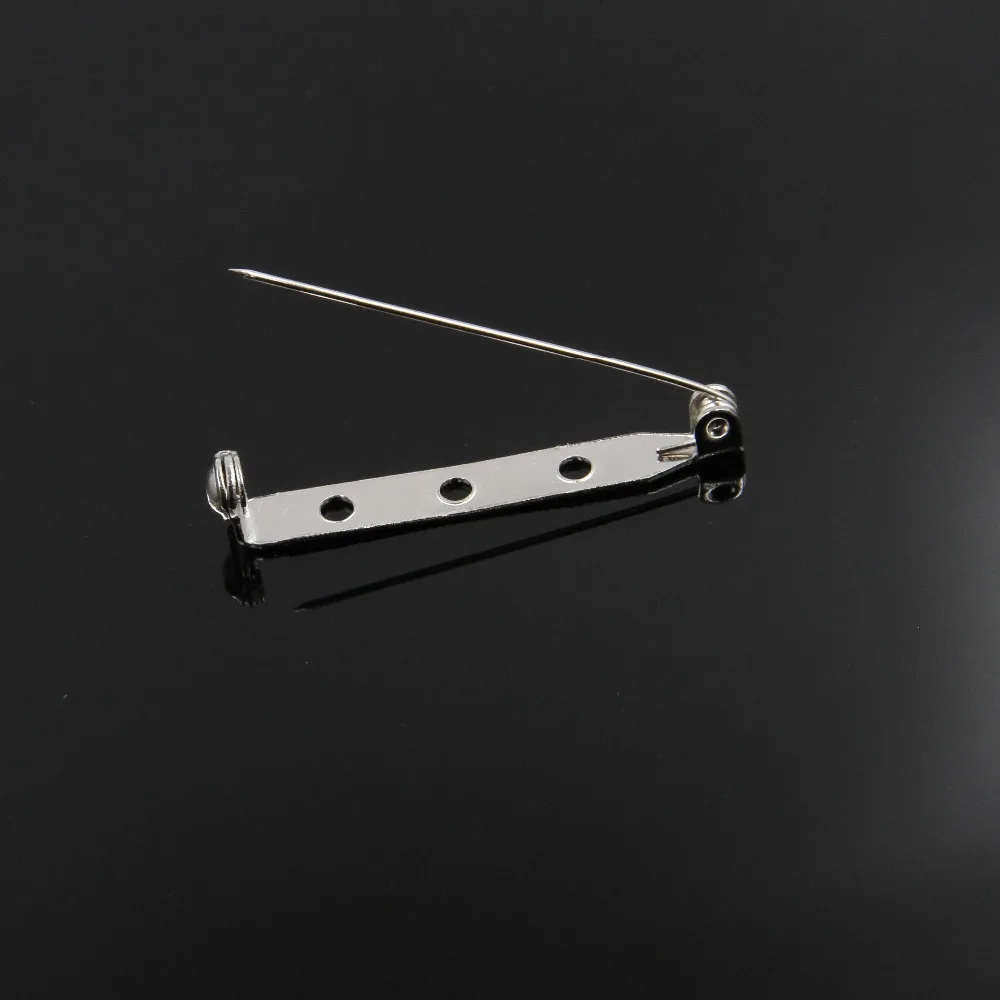 

50pcs/lot Silver Hair Pin Hair Clips 20/25/32/38mm Craft Bow Handmade DIY Hair Accessories for Kid Toddler Hair Clip