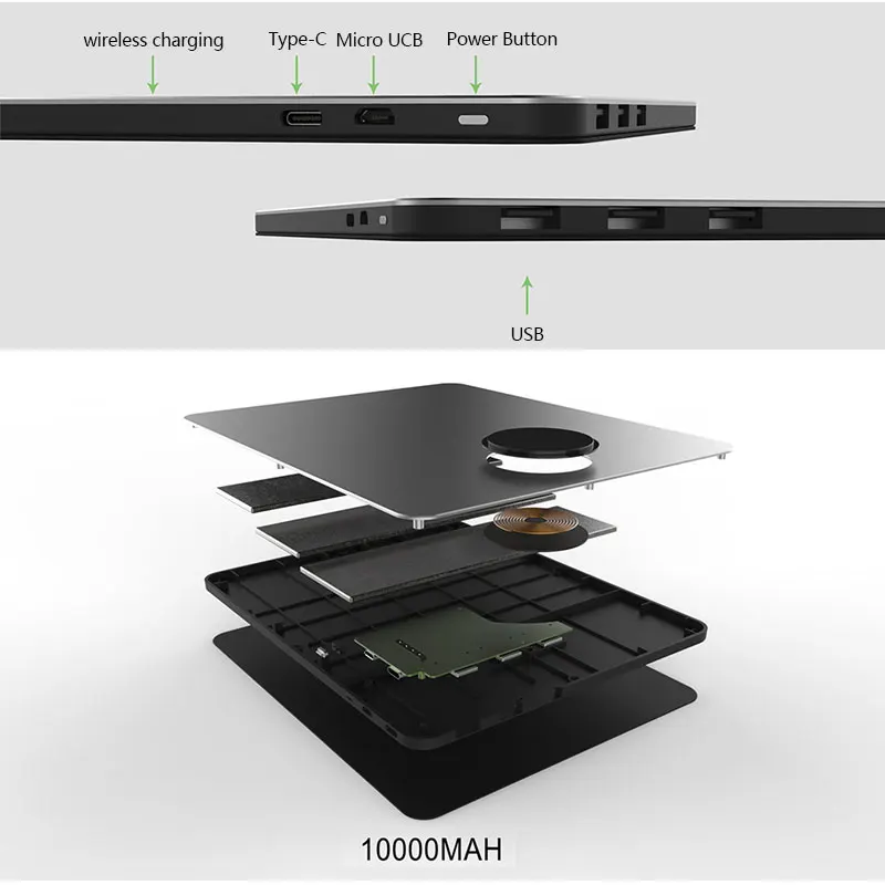 Коврик для мыши power Dock Беспроводное зарядное устройство мобильных телефонов