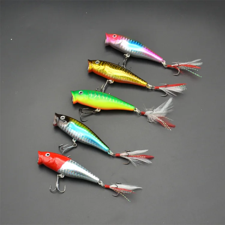 Популярная рыболовная приманка Deshion 1 шт. 75 мм 8 г блестящая с 2 тройными крючками