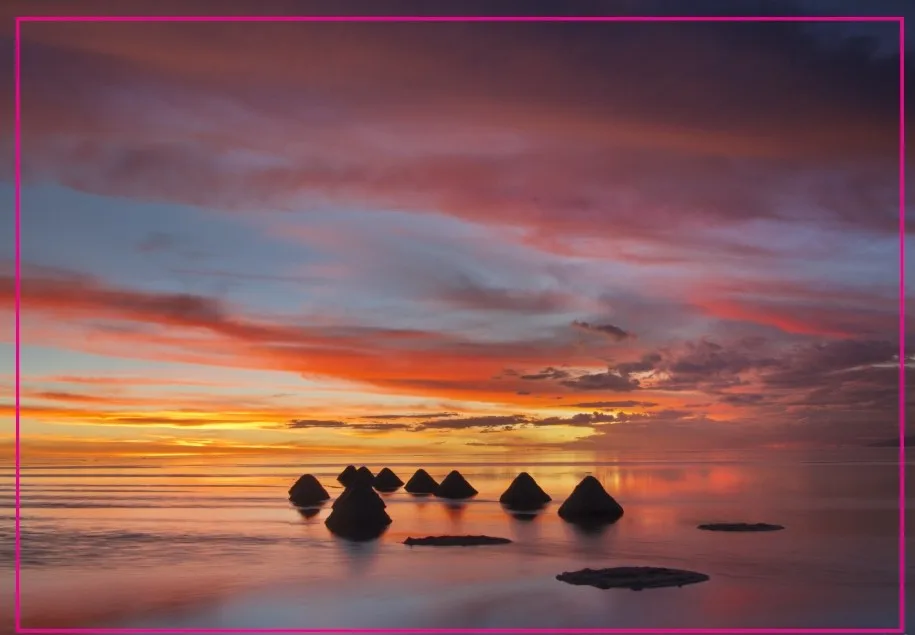 Магниты для запоминания закат Uyuni солевые туфли из Боливии прямоугольный