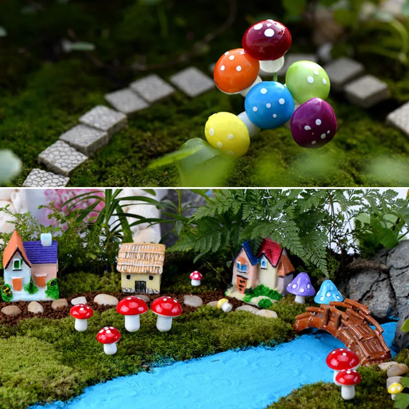 16 шт./лот полистирол гриб пасхальное ремесло украшение для вечеринки садовый