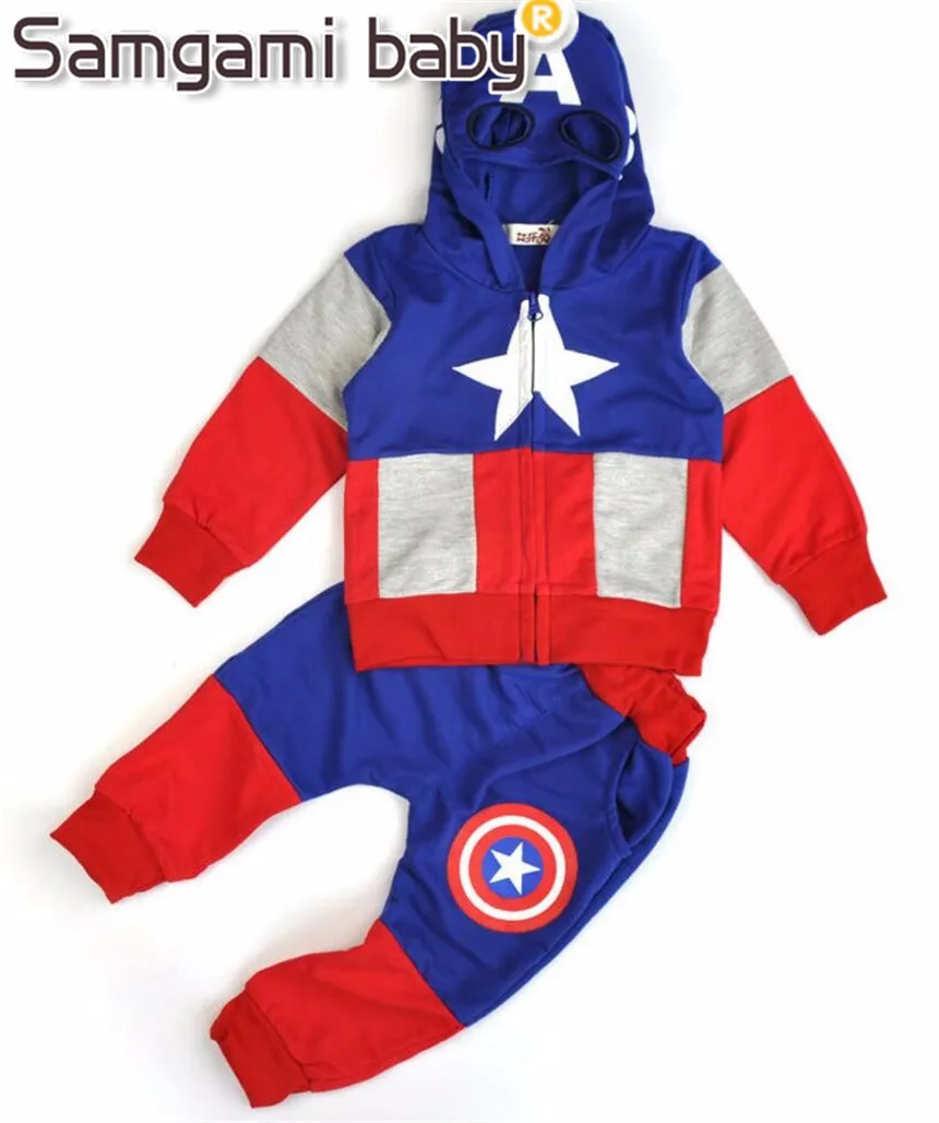 SAMGAMI/комплект одежды для маленьких мальчиков и девочек куртка на молнии с принтом