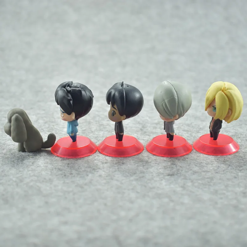 ELBCOS YURI! Экшн фигурки на льду Юри Katsuki Victor Nikiforov Yuri Plisetsky Emil Nekola Macachi 5 см/2 дюйма