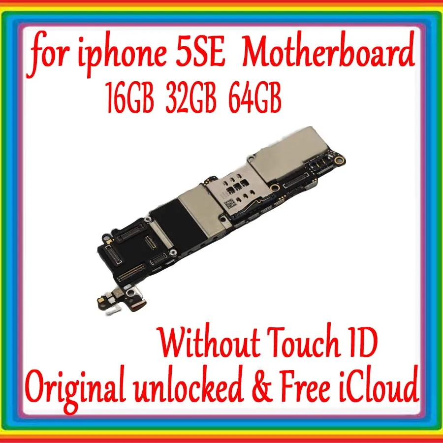 Оригинальная разблокированная материнская плата для iphone 5SE SE 16 Гб/32 ГБ/64 ГБ