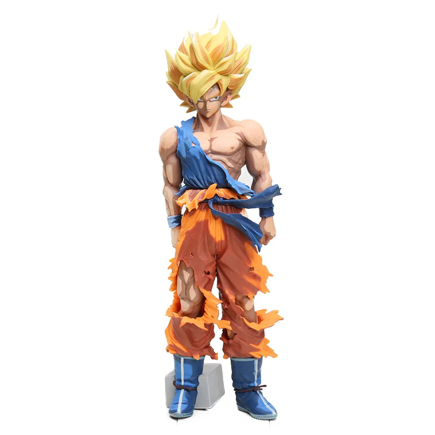 manga 34cm opp MSP Chocolate Ver Black Son Gohan Goku Вегета из ПВХ фигурка мастер звезда кусок Dragon Ball Z фигурка Коллекционная модель куклы - Цвет: manga 34cm opp
