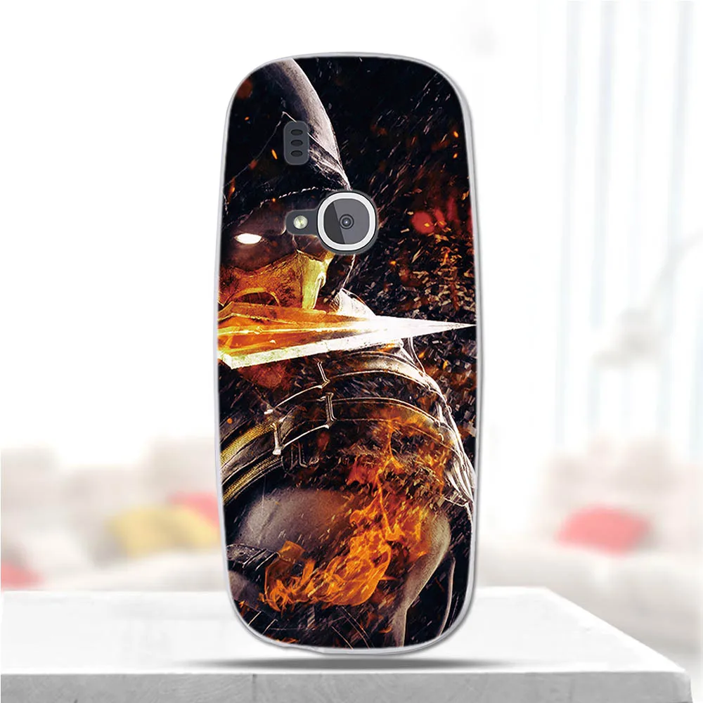 Для Nokia 3310 2017 чехол мягкий TPU Fundas для Кремниевая краска с цветным рисунком