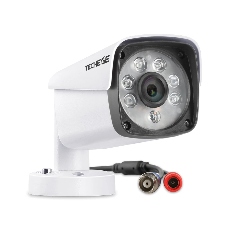 Techege 4.0MP AHD камера CCTV Bullet HD водонепроницаемый металлический корпус ночное видение