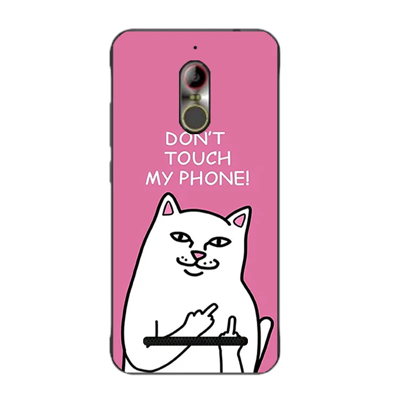 DIY Photo For ZTE Nubia N1 / Lite Cover Blade V7 Phone Case N2 Soft TPU Finger Cat Printing Coque |