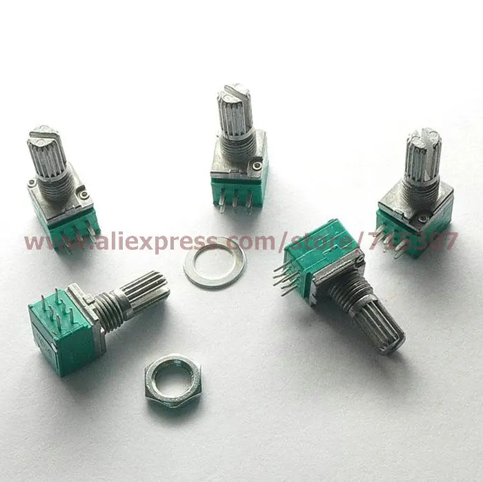 10 шт. дуплексные линейные поворотные/уплотняющие/усилители потенциометры B100K