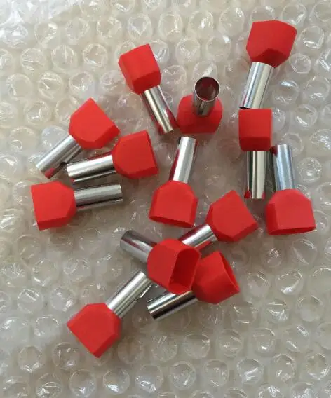 50 шт. 2x16 мм2|ferrule terminal|bootlace ferruleterminal insulated |