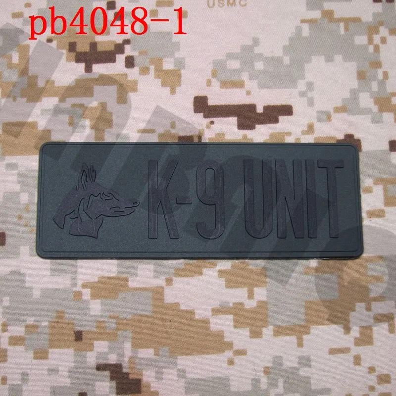 3D ПВХ патч K-9 блок K9 собаки мораль тактических военных