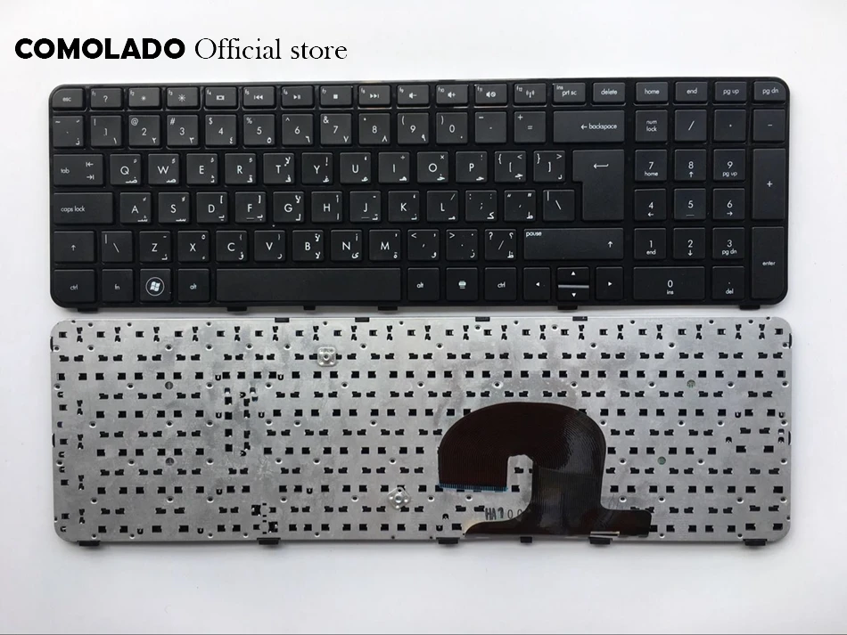 Arabic клавиатура для HP pavilion DV7 DV7-4000 DV7T-4000 DV7-4100 черный с рамкой клавиатуры AR |