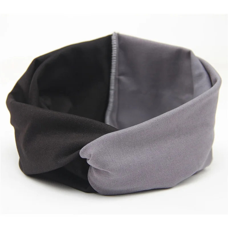 Лоскутные тюрбан повязки для женщин твист Стрейчевые заколки спортивная повязка