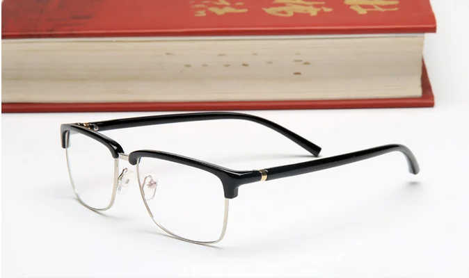 Унисекс Ретро защита от излучения усталости прозрачные линзы очки для чтения