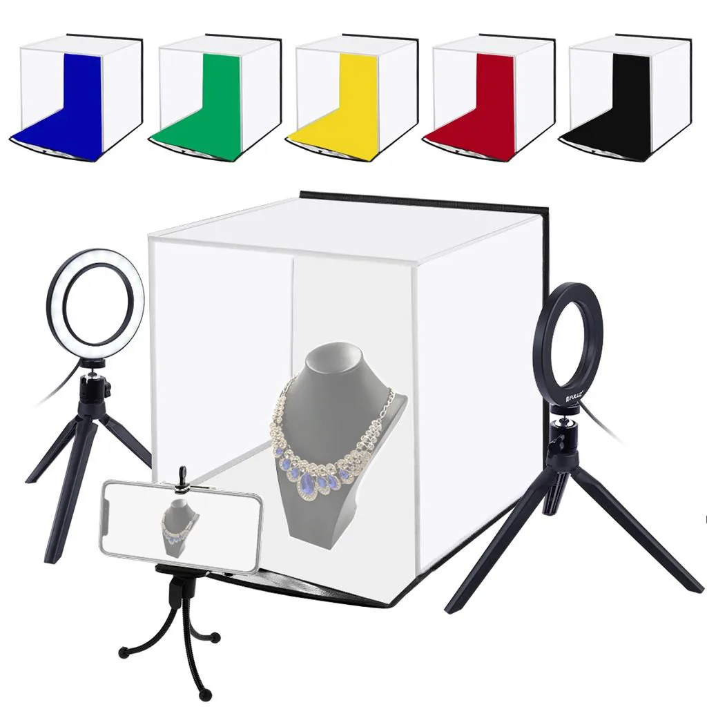 Портативный софтбокс 30х30см светильник бокс студийный Фотофон фон для настольной