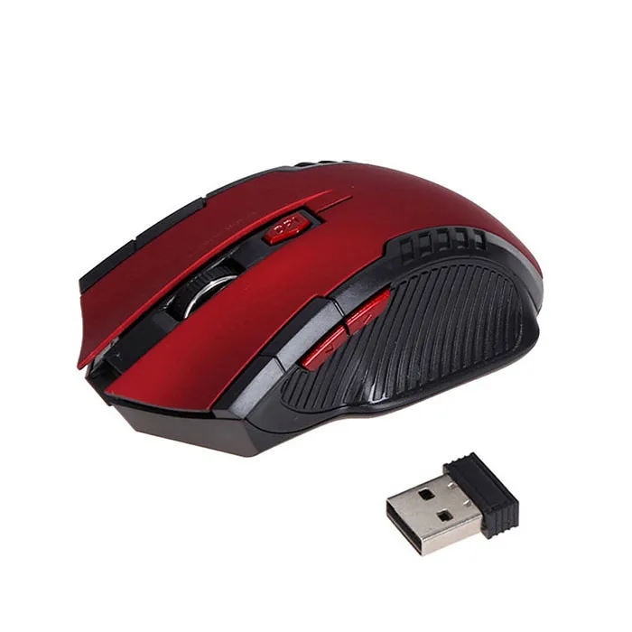 Беспроводная оптическая мышь 2 4 ГГц 1600DPI USB для прокрутки планшета ноутбука