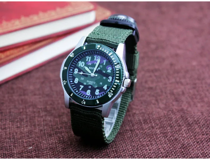 Армейский зеленый тканевый нейлоновый ремешок для спорта на открытом воздухе