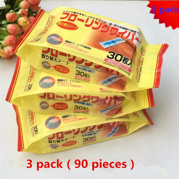 3 упаковки одноразовых листов протирание пола Электростатическая швабра