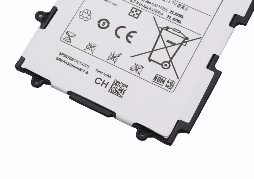 1x7000 мА/ч, SP3676B1A(1S2P) замена Батарея для samsung Galaxy Tablet Tab 2 Note 10,1 P5100 P5110 P7500 P7510 N8000 N8010