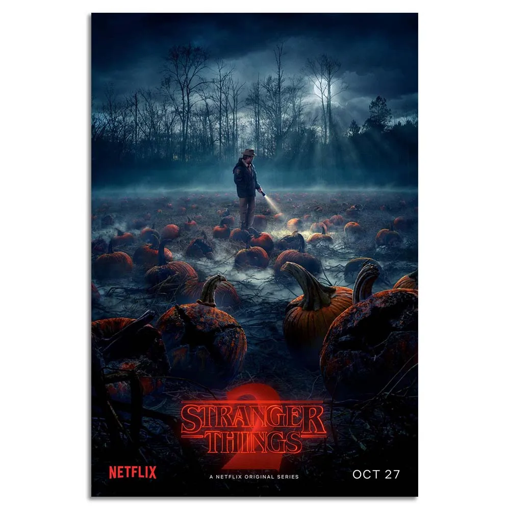 Stranger Things ТВ серия Шелковый постер настенная Художественная печать 12x18 20x30 дюймов