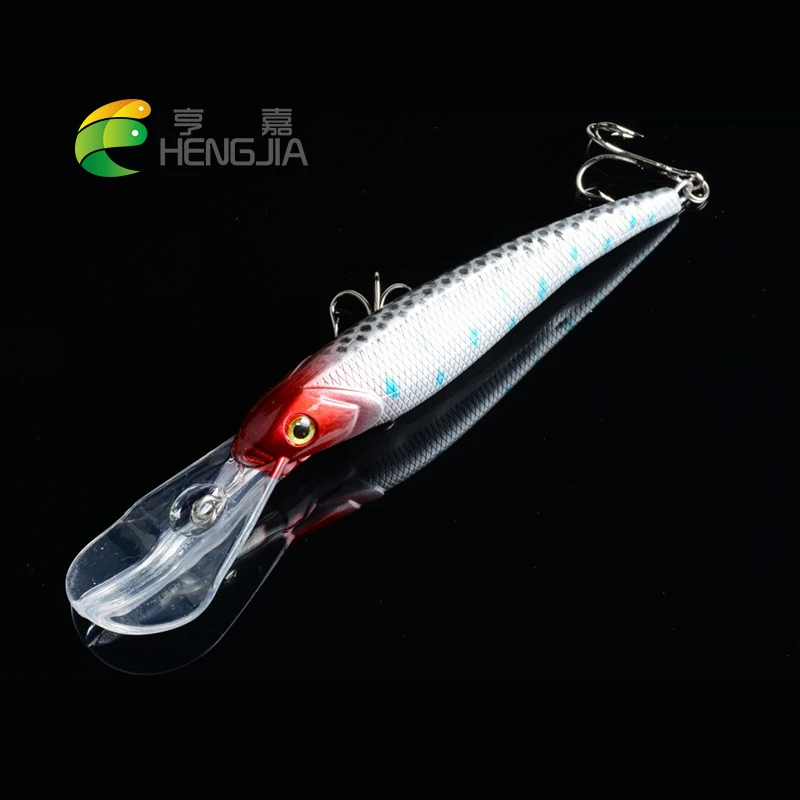 Hengjia жесткий пластик рыболовные приманки Искусственные воблеры Дайвинг Swimbaits PESCA рыболовные снасти 1 шт
