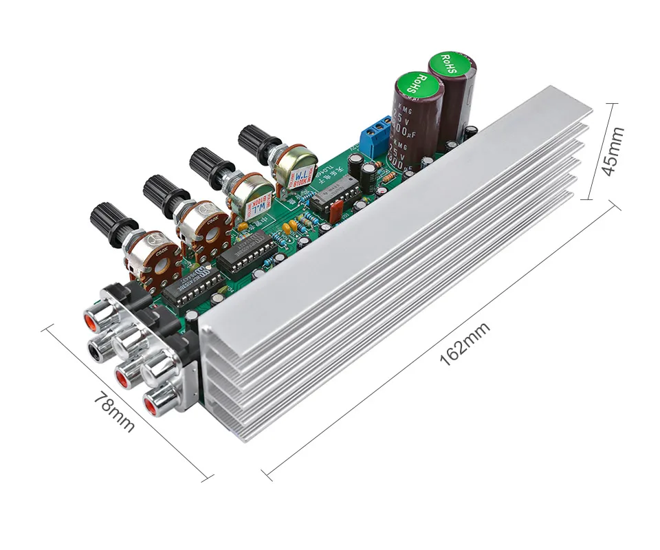 AIYIMA LM1875 5,1 канальный аудио усилитель доска сабвуфер усилители DIY звуковая система Динамик домашний кинотеатр 25 Вт* 6 супер TDA2030