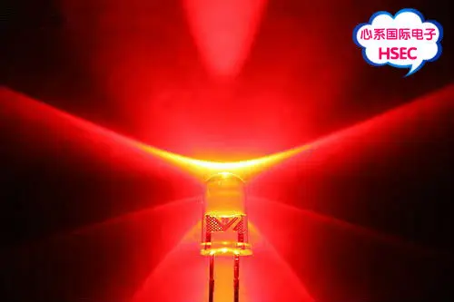 Светодиодный красный светодиод 1000 шт. 5 мм прозрачный круглый светодиодный/F5mm