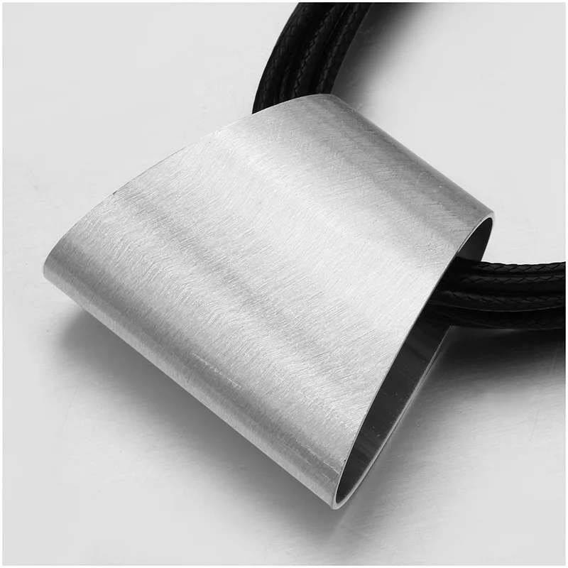 Shineland панк большой нагрудник Многослойный черный искусственная кожа трендовые