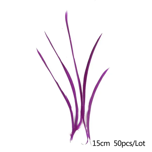 Purple 50 шт./лот один цвет тонкие мягкие перья индейки Марабу промытый Гусь пушистое платье/Ювелирные изделия/Рождество/шляпа Свадебные украшения - Цвет: Purple