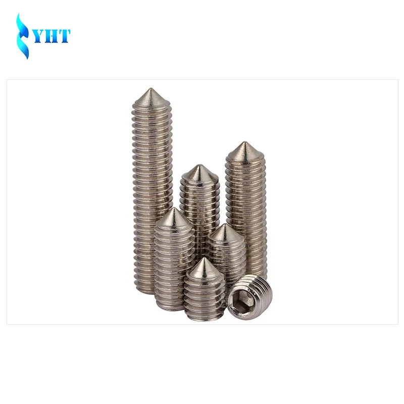 DIN914 M3 M4 M5 M6 304 винты из нержавеющей стали конусные шестигранные набор винтов GB78 3 25
