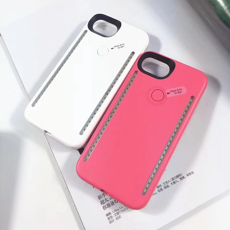 3-го поколения LED селфи чехол для iPhone 11 Pro X XR Xs Max 6 6s 7 8 Plus защитный |