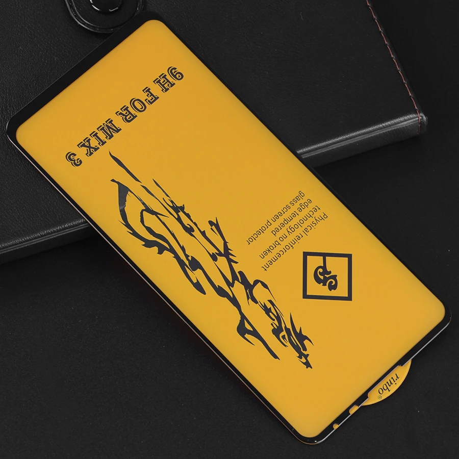 WOLFPSYCH New 6D Full Glue Tempered Glass For Xiaomi Mix 3 Cover Screen Protector Protective Film | Мобильные телефоны и