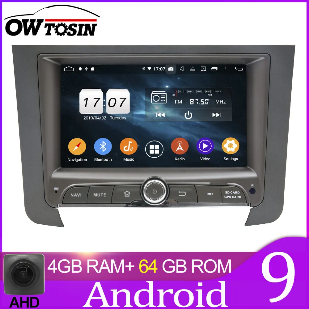 64GB unit only Owtosin 2 din Android 9,0 автомобильный Радио плеер мультимедиа для Ssangyong Rexton 2012 2013 Автомобильный gps навигатор Авторадио - Цвет: 64GB unit only