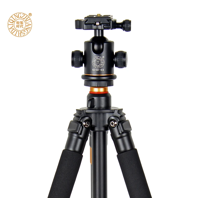 QZSD Q471 tripod manufacturer digital camera with ball head aluminium professional stand lightweight flexible portable | Электроника