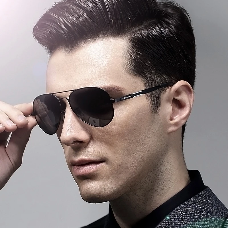 Eyewears Accessories 6695 Алюминиевые магний авиатор солнцезащитные мужские очки с