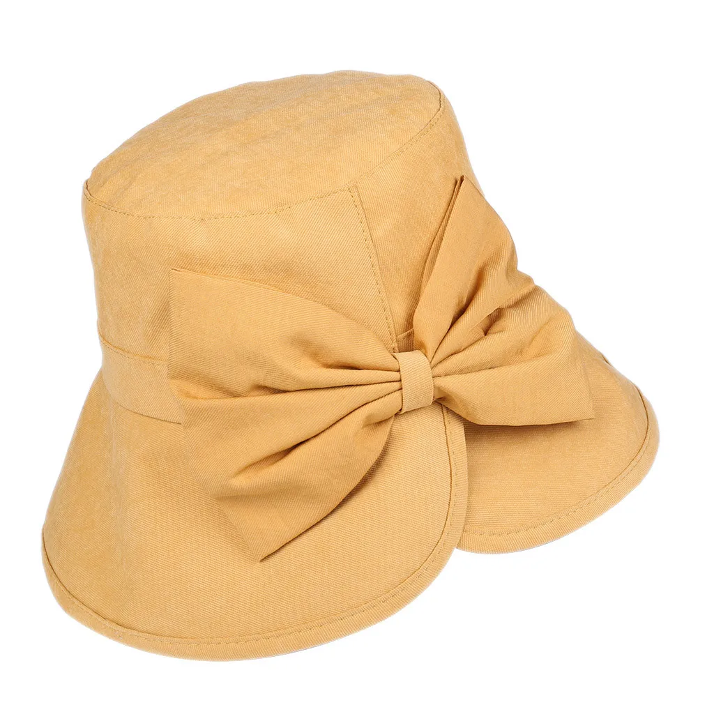 Шляпа в рыбацком стиле женская весенне-летняя Корейская с бантом унисекс