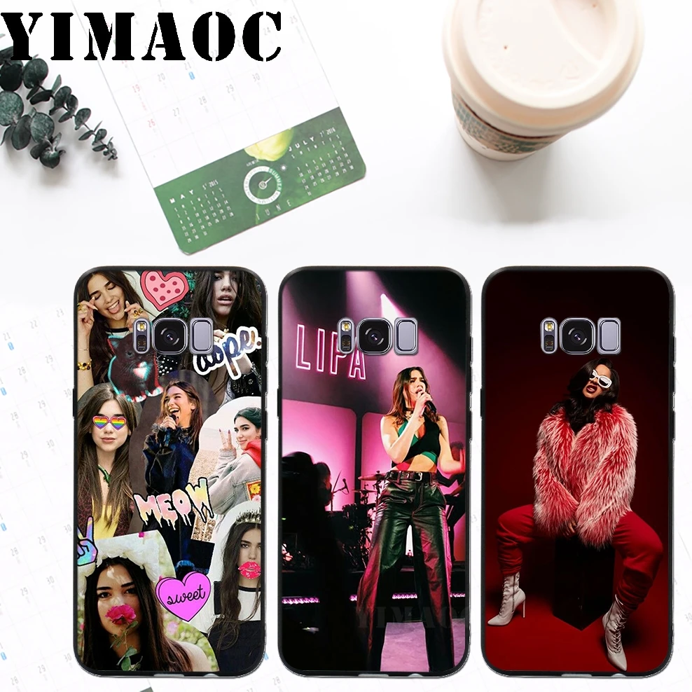 YIMAOC Dua Lipa Cardi B Sexy Soft Silicone Case for Samsung Galaxy A3 A5 A6 Plus 2017 2016 S6 S7 Edge S8 S9 &amp Note 8 9 |