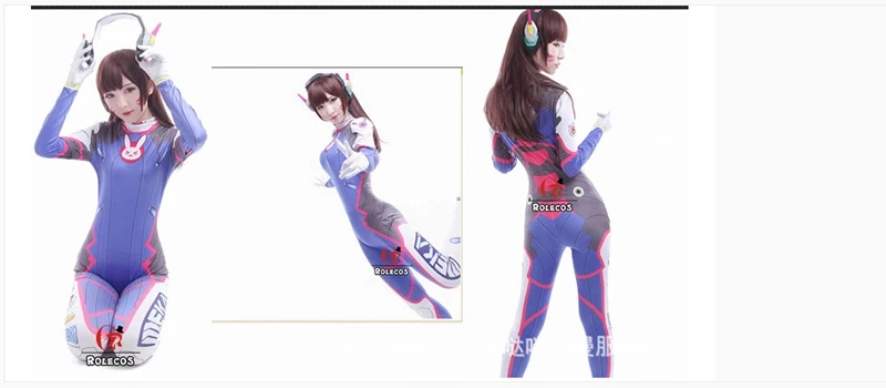 Overwatch DVA Косплей Костюм Dva Костюм Аниме парик спандекс лайкра Zentai женский боди на Хэллоуин вечерние костюмы d. va