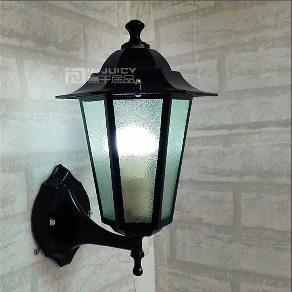 Европейская светодиодный ная Водонепроницаемая уличная настенная лампа для