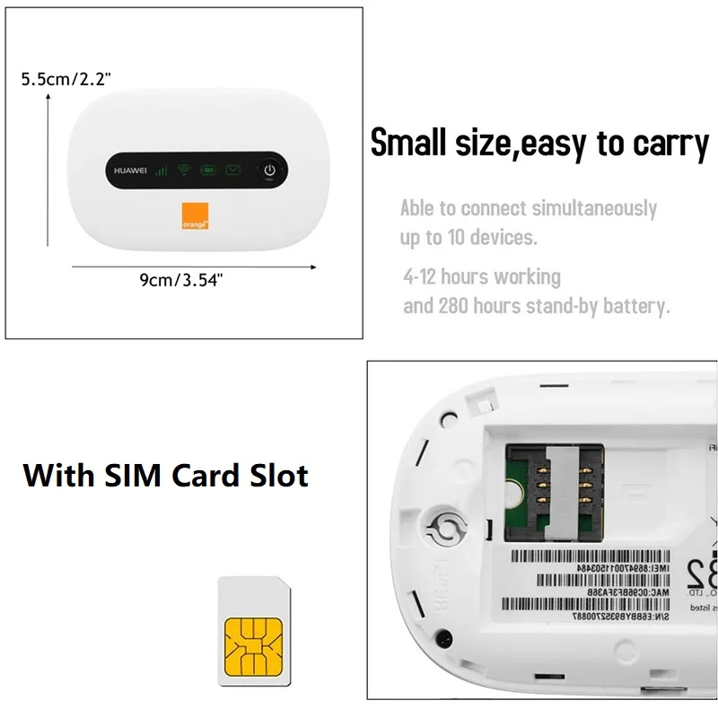 Разблокированный huawei E5220 3g Wifi беспроводной маршрутизатор Mifi Мобильная точка доступа портативный карманный автомобильный Wifi 3g модем с слотом для sim-карты PK E5330