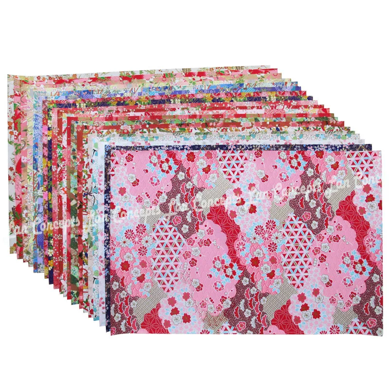 Бумага с японским рисунком 39x27 см Yuzen Chiyogami упаковочная бумага для рукоделия