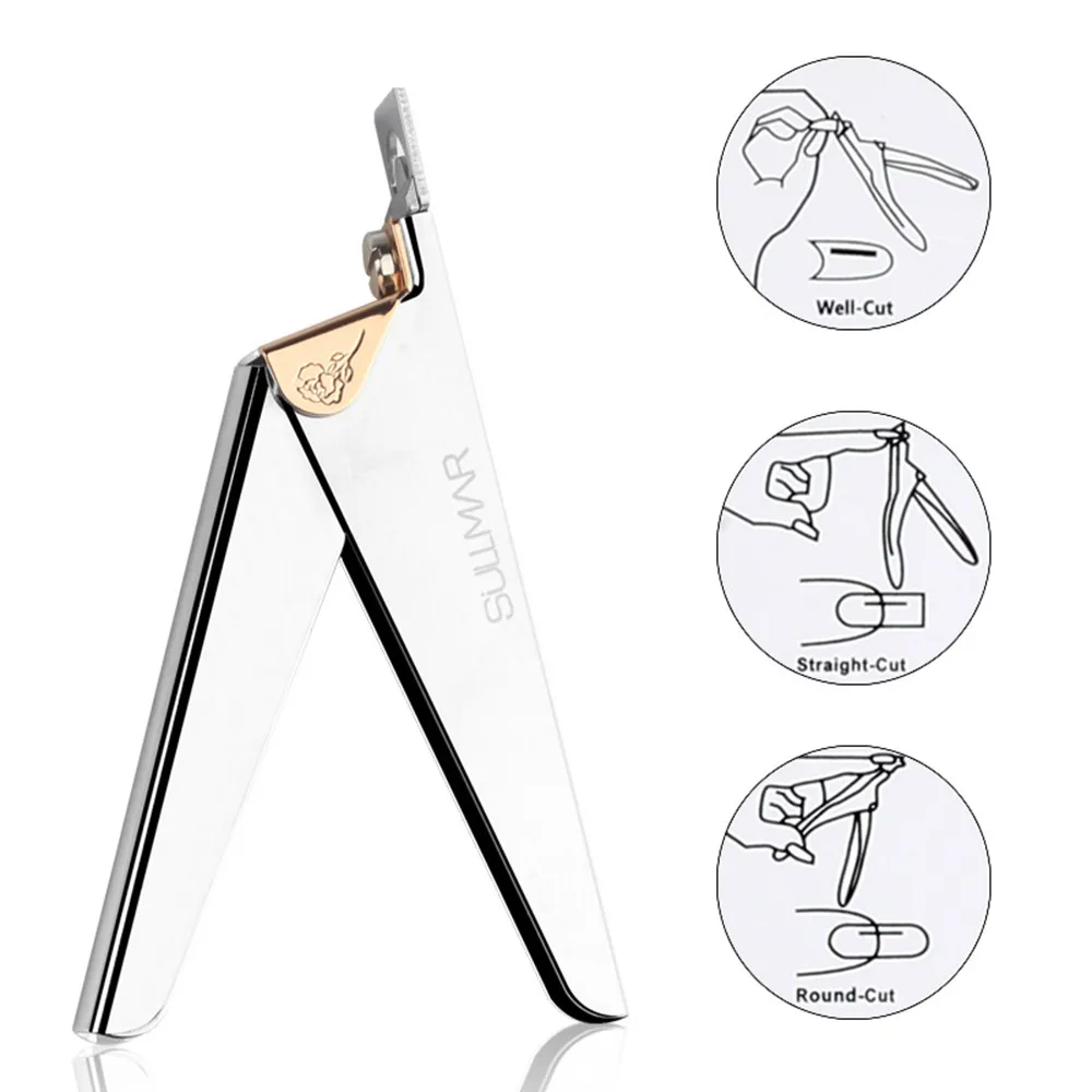 ПРОФЕССИОНАЛЬНЫЙ кусачки для ногтей Coupe Ongle nagelknimper для ногтей Резак для маникюра машинка для стрижки акрилового геля искусственные накладные ногти