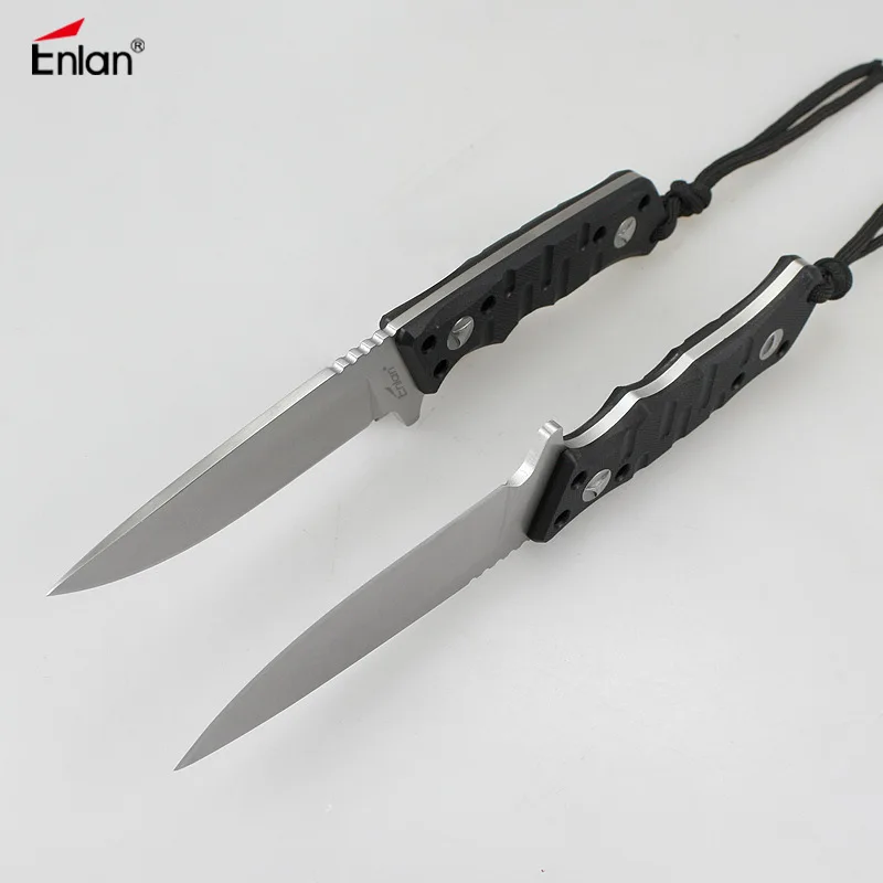 Нож Enlan EG001 VG10 с фиксированным лезвием тактический клинок G10 универсальный для