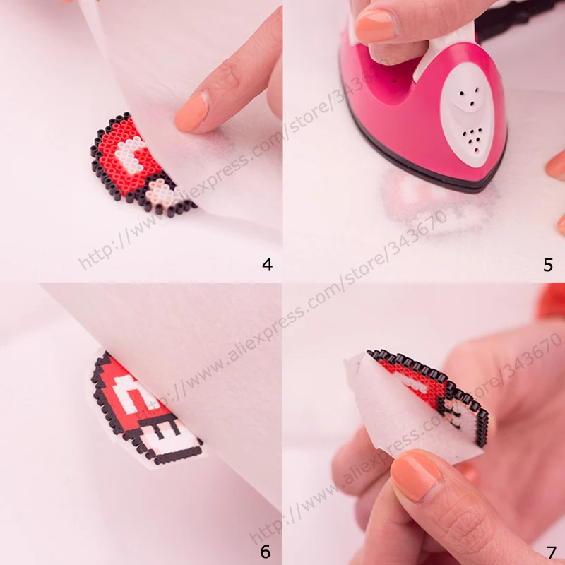 1 шт. защита Хама бусины без деформации perler/предохранитель бумажная лента|beaded jackets