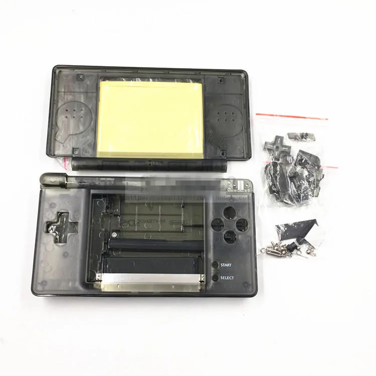 Прозрачный полный корпус чехол Замена оболочки для nintendo DS Lite DSL чехол с винтами