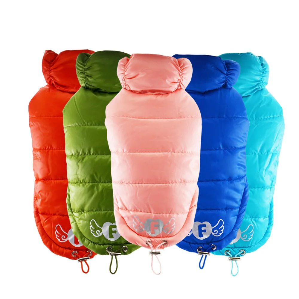 Качественное водонепроницаемое зимнее пальто для собак мягкая куртка без