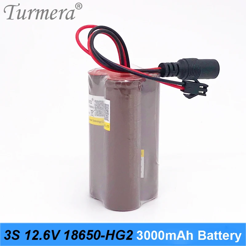 HG2 18650 3000mah аккумуляторная батарея с высокой разрядкой 30A большой ток 10 8 v 12 6